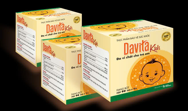DAVITA KIDS – Đa vi chất cho trẻ em hỗ trợ phát triển toàn diện