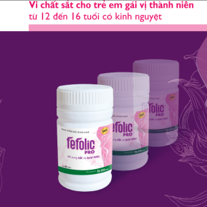 FEFOLIC-Vi sắt cho bé gái tuổi dậy thì